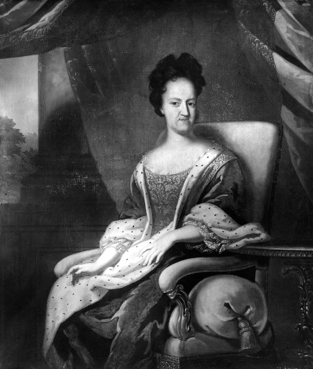 Fredrika Amalia, 1649-1704, prinsessa av Danmark, hertiginna av Holstein-Gottorp by David von Krafft