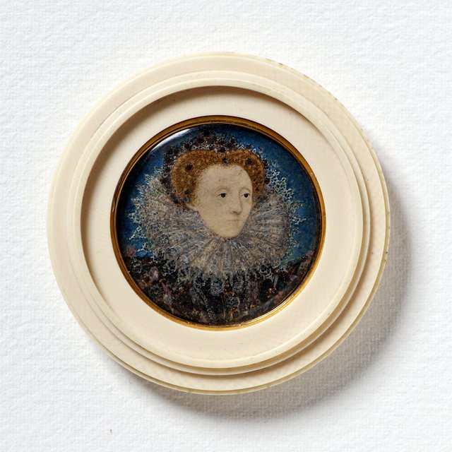 Elizabeth I (1533-1603),Queen of England, c. 1586-87 by Nicholas Hilliard
