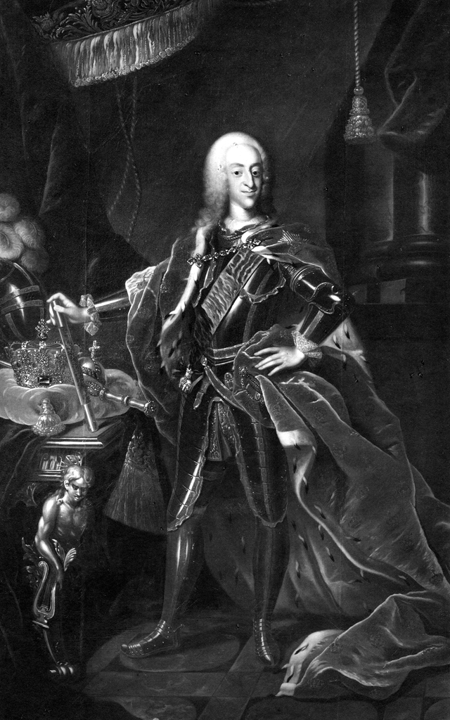 Kristian VI, 1699-1746, kung av Danmark och Norge by Johann Salomon Wahl