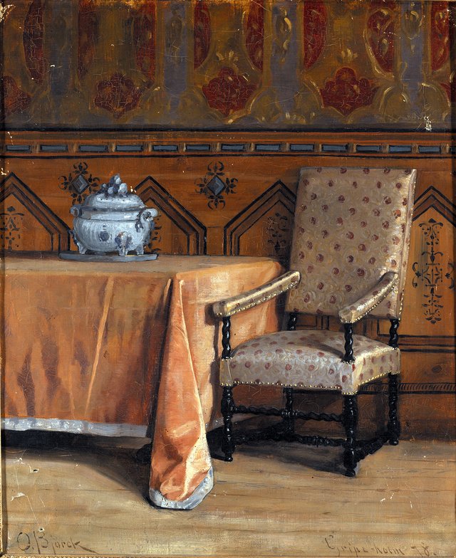 Gripsholms slott, konseljsalen by Oscar Björck
