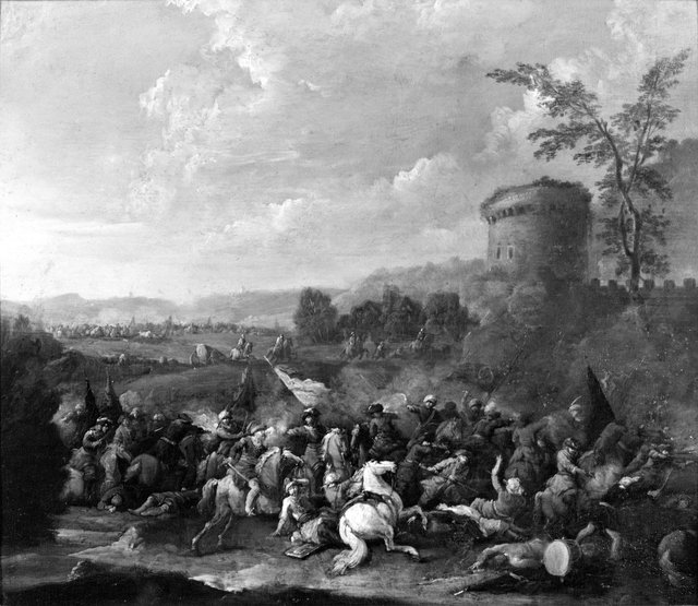 Cavalry Battle by Karel Breydel