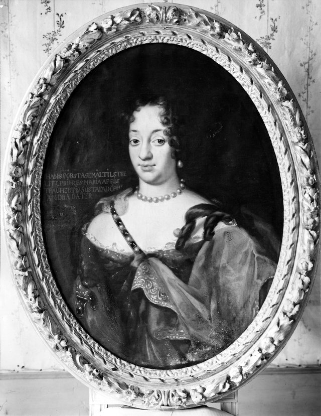 Maria, 1659-1701, prinsessa av Mecklenburg-Güstrow hertiginna av Mecklenburg-Strelit by David von Krafft