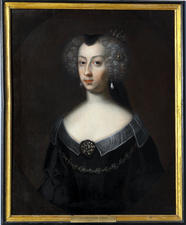 Maria Eleonora, 1599-1655, drottning av Sverige, prinsessa av Brandenburg by David von Krafft