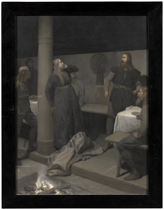 Hallgerd’s Slap by August Malmström