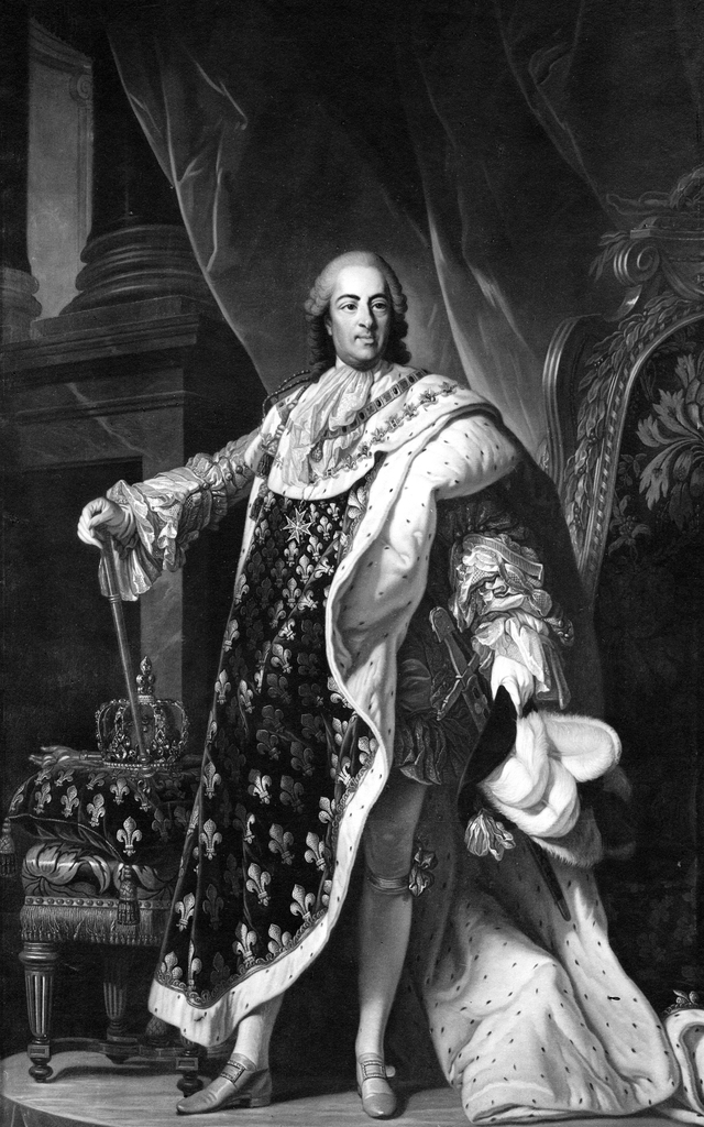 Ludvig XV, 1710-1774, konung av Frankrike by Louis-Michel van Loo