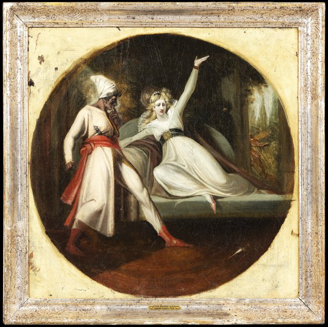 Leonora Discovers Alonzo’s Dagger by Henry Fuseli