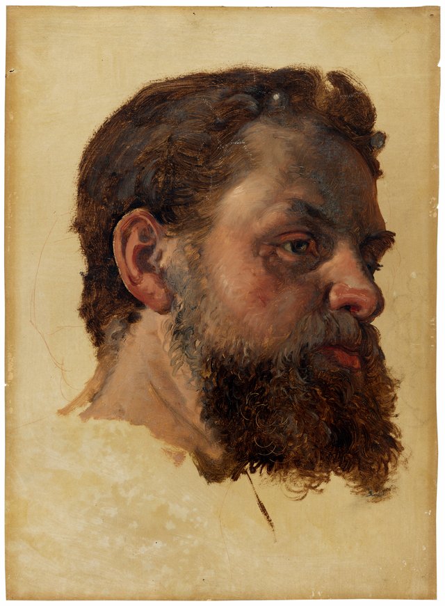 A Bearded Man. Study by Jørgen Roed