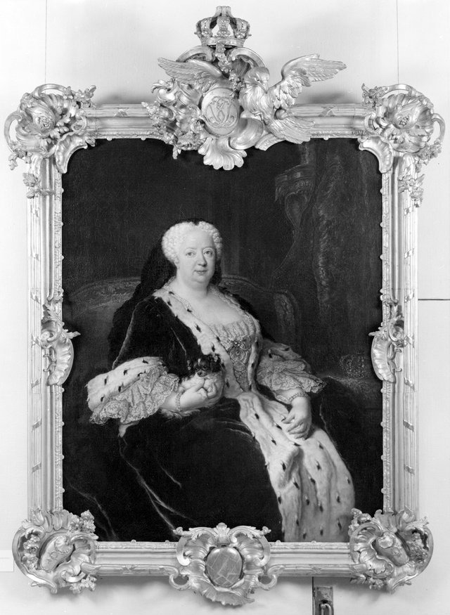 Sofia Dorotea, 1687-1757, prinsessa av England, drottning av Preussen by Antoine Pesne