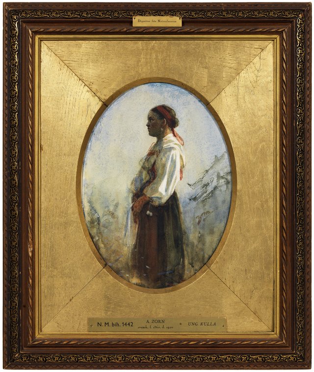 A Young Farm Girl by Anders Zorn
