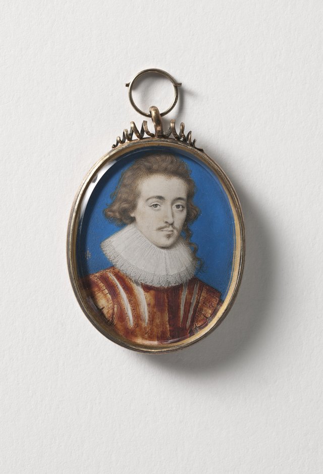 Unknown man. Possible member of the Cavendish family by John Hoskins