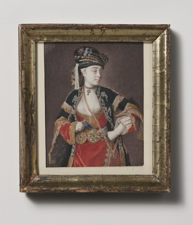 Unknown Lady in a Turkish costume by Jean-Étienne Liotard
