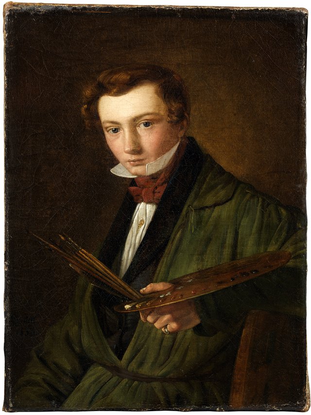 Self-Portrait by Louis Gurlitt