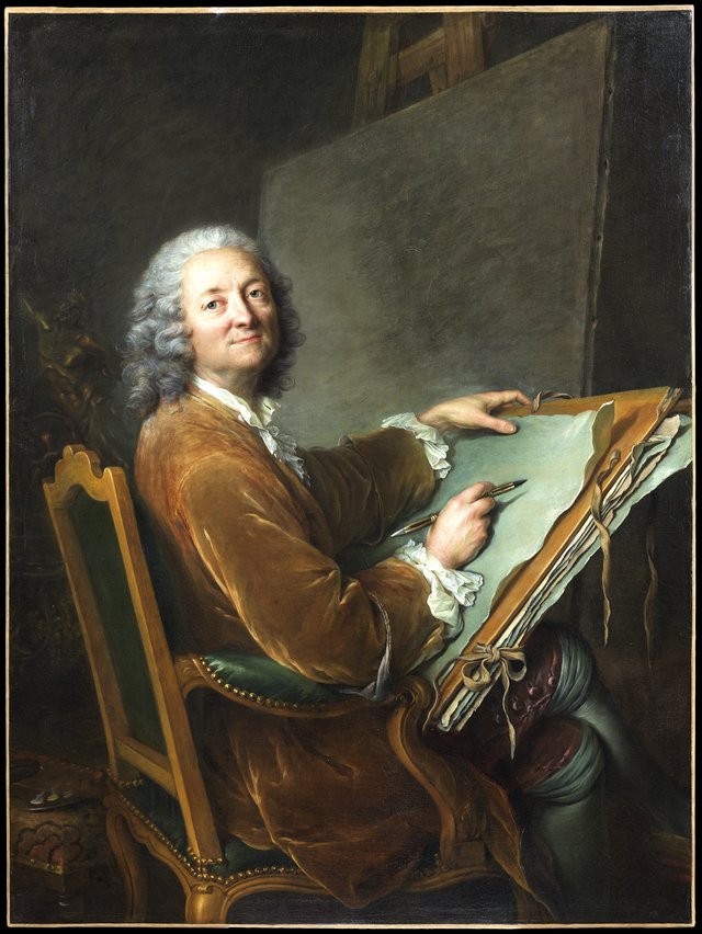 Hubert Drouais, the Artist's father by François-Hubert Drouais