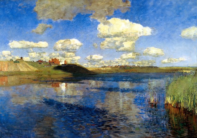 Lake. Russia by Isaac Levitan