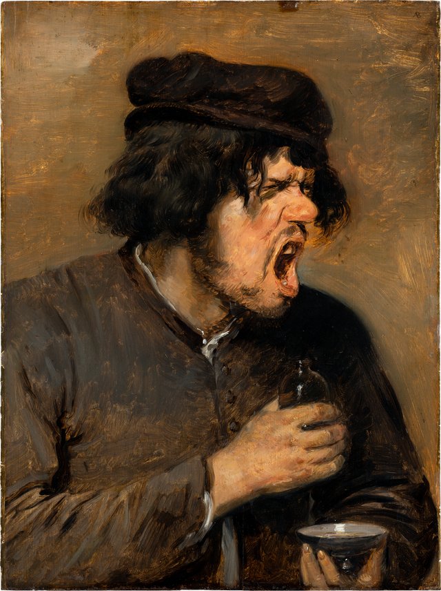 The Bitter Draught by Adriaen Brouwer