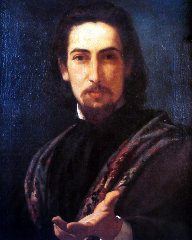 Portrait of the poet Luís Nicolau Fagundes Varela by Pedro Américo