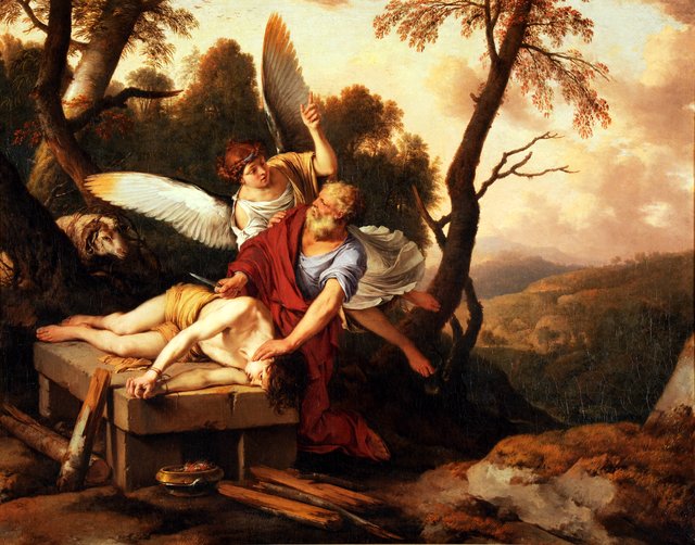 Abraham Sacrificing Isaac by Laurent de La Hyre