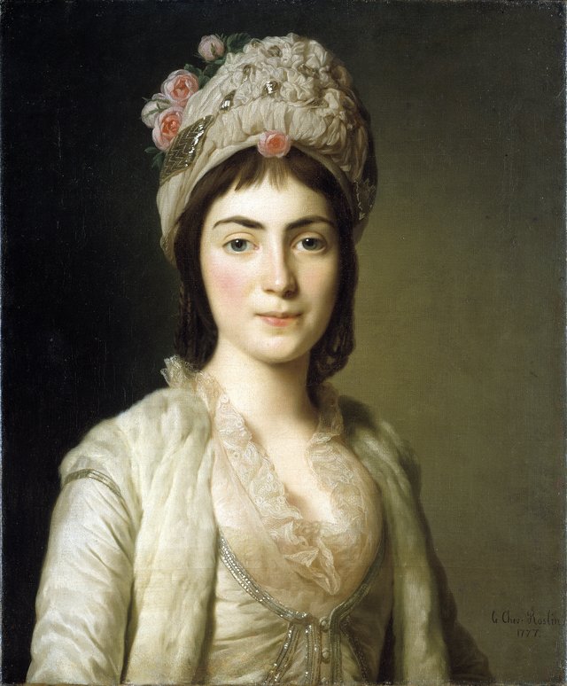 Zoie Ghika, Moldavian Princess by Alexander Roslin