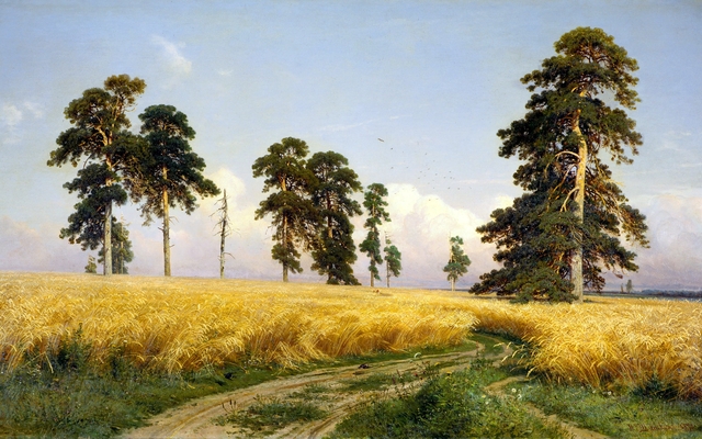 Rye Fields by Ivan Shishkin