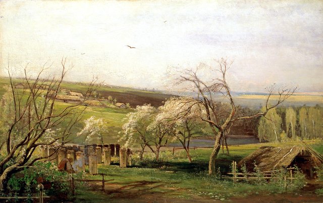 Rustic View by Alexei Savrasov
