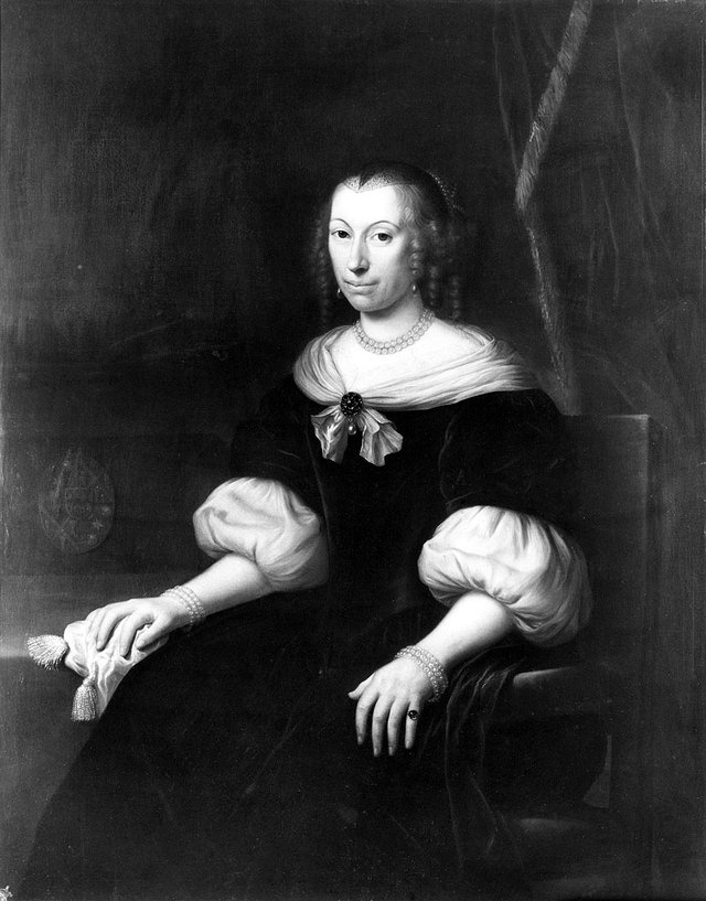 Portrait of Jacoba Ranst ( -1675) by Wallerant Vaillant