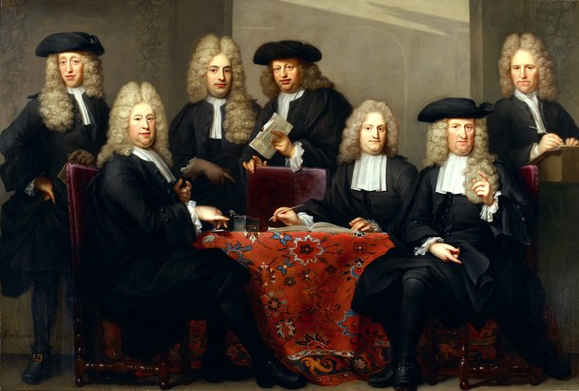 Governors of the Burgerweeshuis te Amsterdam, 1716 by Arnold Boonen