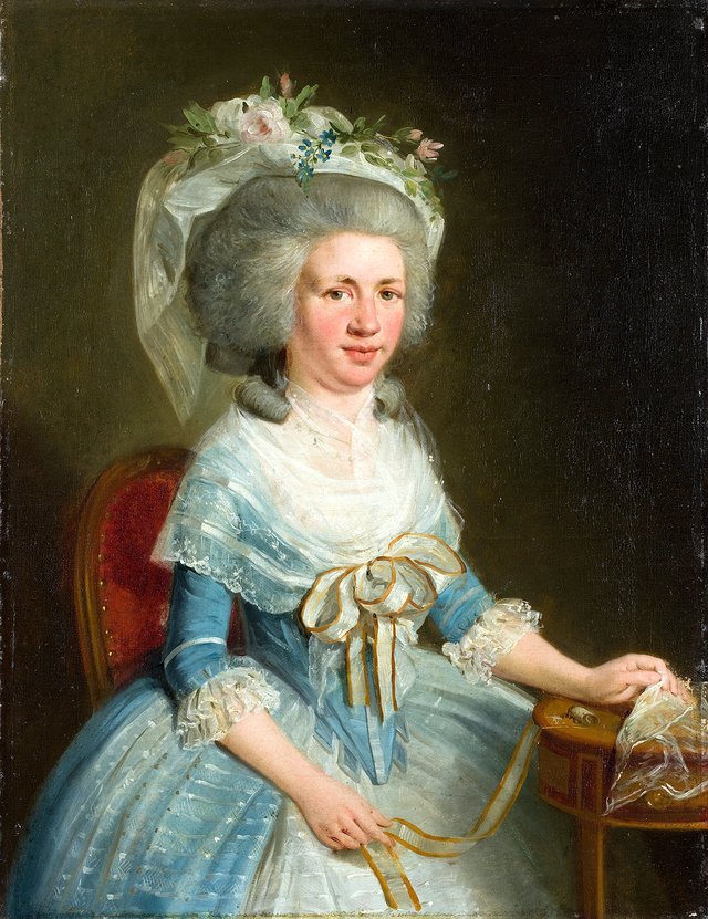 Portrait of Cornelia Henriette Backer (1761-1838) by Adriaan de Lelie