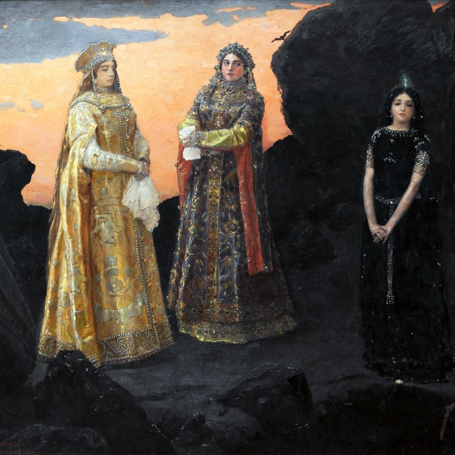 Three Princesses of the Underground Kingdom by Viktor Vasnetsov