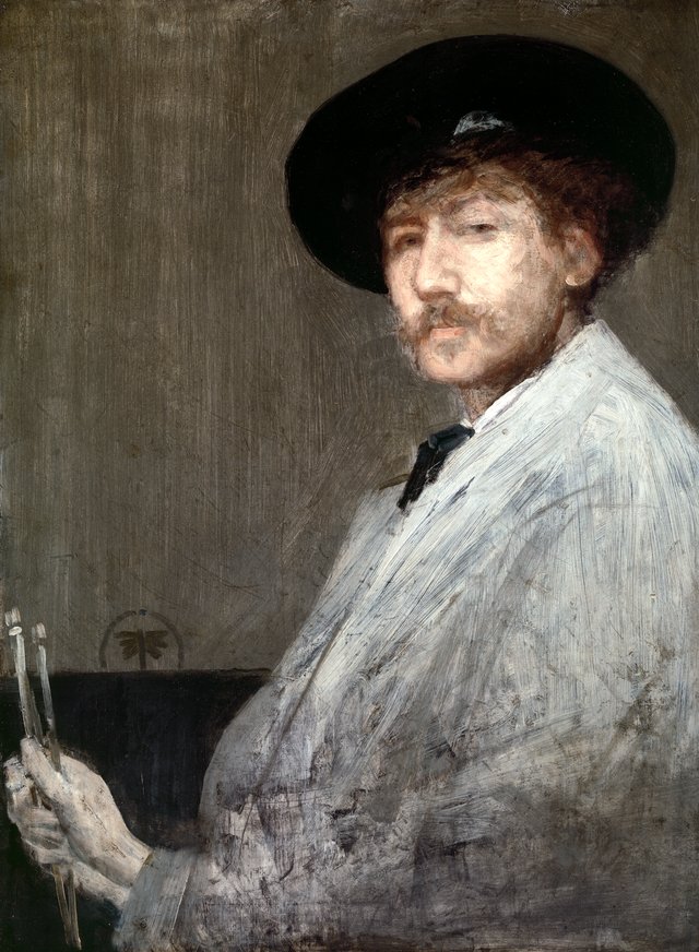 Arrangement in Gray: Portrait of the Painter by James McNeill Whistler
