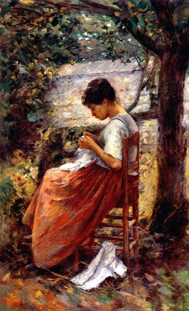 The Layette by Theodore Robinson