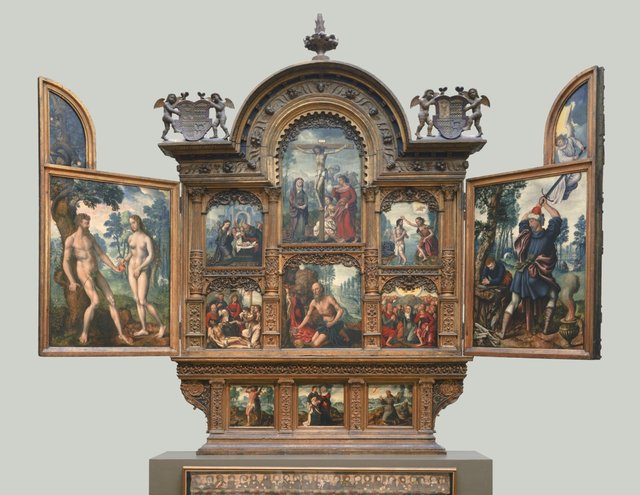 Altarpiece with Scenes from the Old and New Testaments (the Tendila Retablo) by Jan Sanders van Hemessen