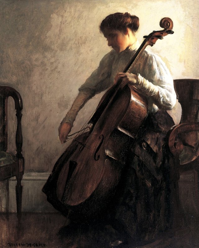 The Cellist by Joseph DeCamp