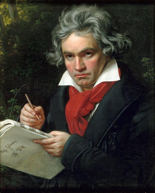 Portrait of Beethoven by Joseph Karl Stieler
