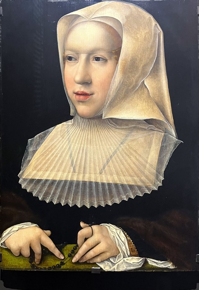 Portrait of Margaretha van Oostenrijk by Bernard van Orley