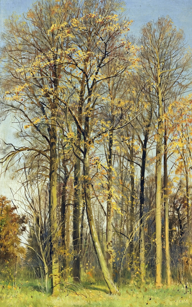 Rowan Trees in Autumn by Ivan Shishkin