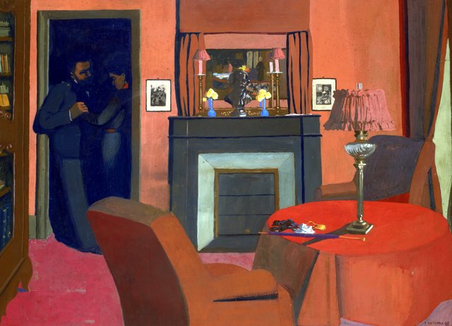The Red Room by Félix Vallotton