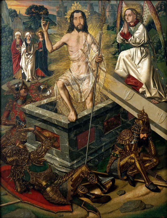 Resurrection of Christ by Bartolomé Bermejo
