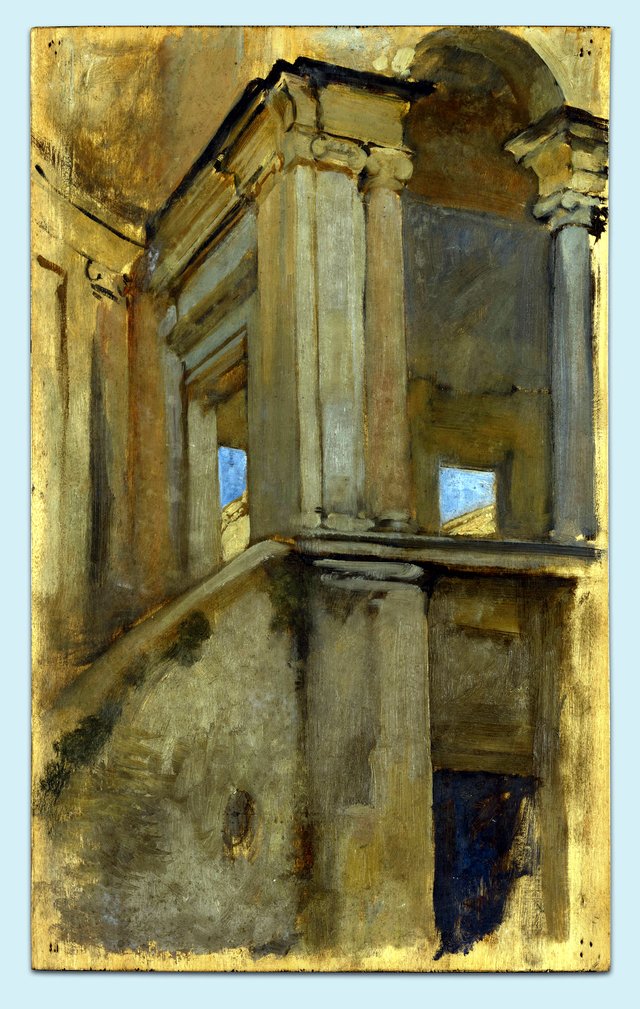 Architectural study by Edwin Austin Abbey