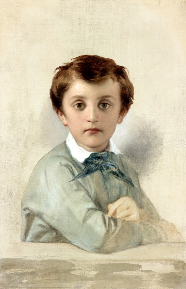 Portrait of Philippe-Grégoire Delaroche, the Artist’s Younger Son by Paul Delaroche