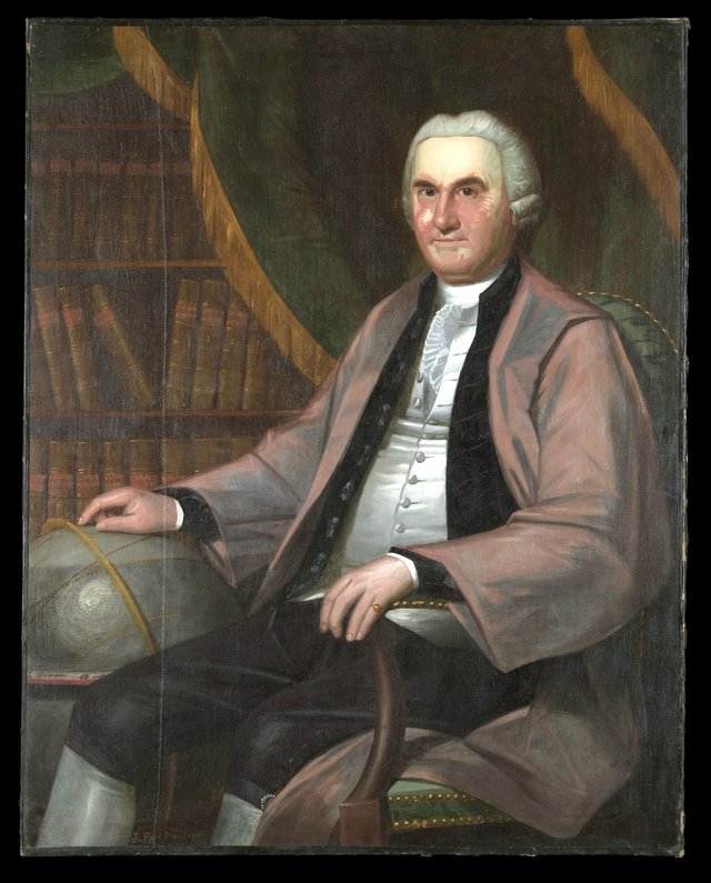 Reverend Nehemiah Strong (1728/29-1807), B.A. 1755, M.A. 1758 by Ralph Earl