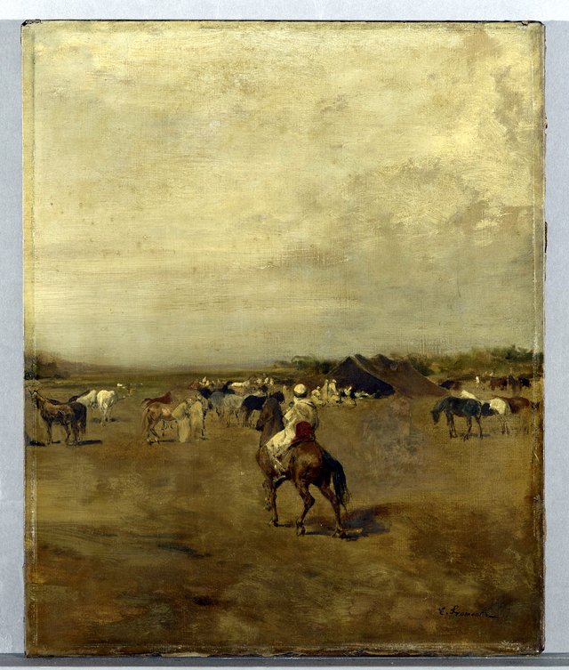 Arabian Encampment by Eugène Fromentin