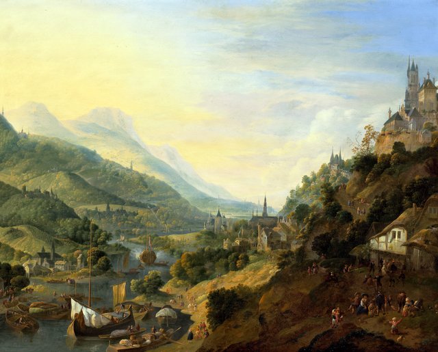 A Rheinish Landscape by Jan Griffier I