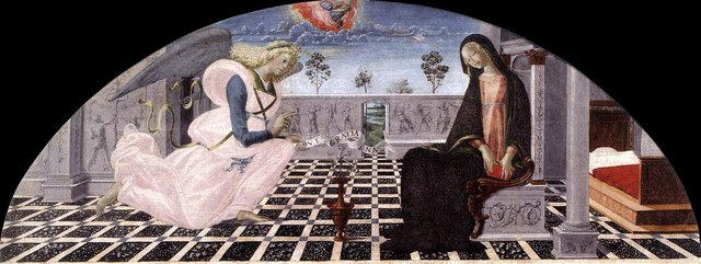 The Annunciation by Neroccio di Bartolomeo de' Landi