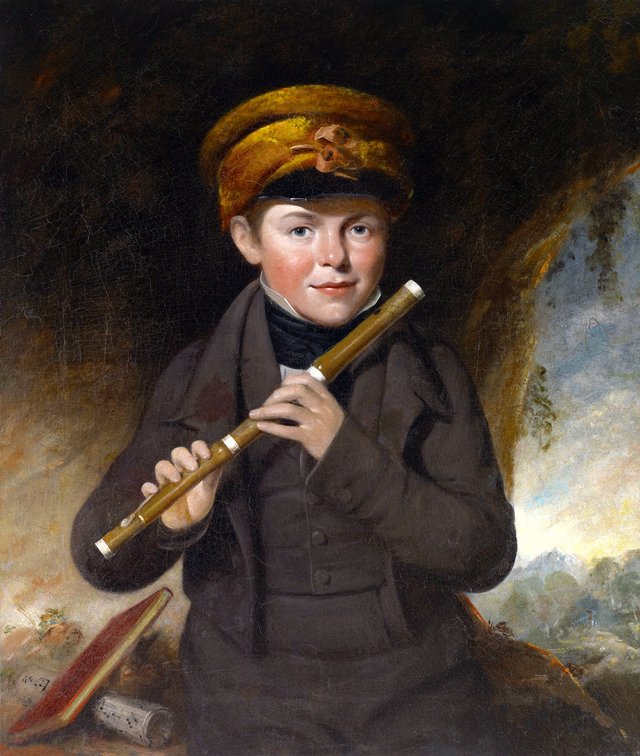 John Gurney Jr., the Little Flute Player by John Opie
