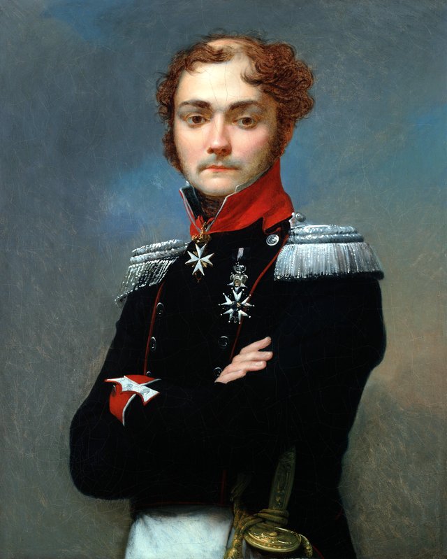 Portrait of Charles-Louis Regnault, an Officer from the Napoleonic War by Jean-Baptiste Regnault