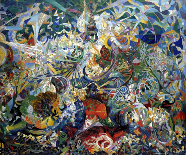 Battle of Lights, Coney Island, Mardi Gras by Joseph Stella