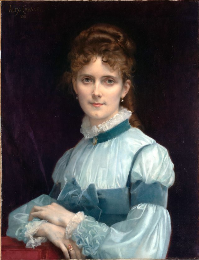 Portrait of Miss Fanny Clapp by Alexandre Cabanel