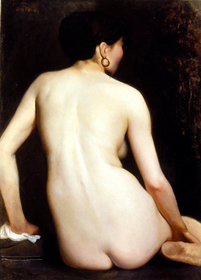 Dorso de mulher by Rodolfo Amoedo