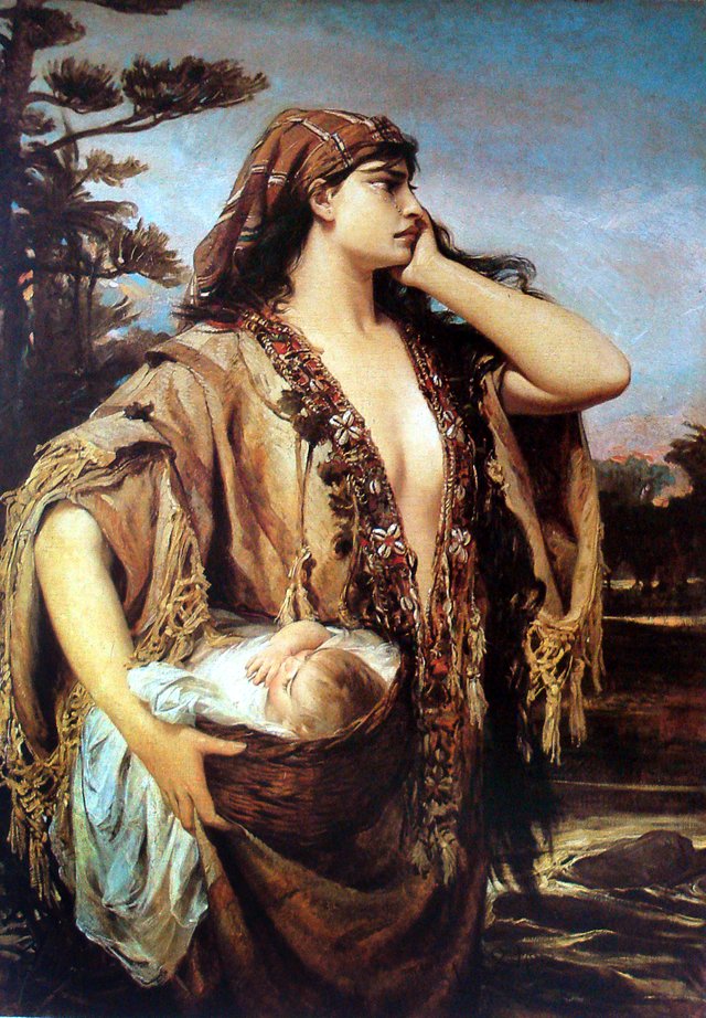 Moses and Jochebed by Pedro Américo
