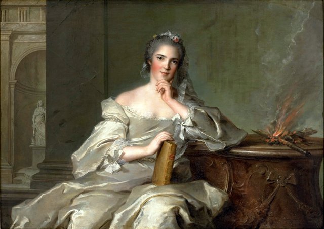 Princess Anne-Henriette of France - The Fire by Jean-Marc Nattier